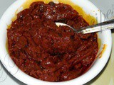 Tomato Nilava Pachadi | Thakkali Sun Dried Pickle