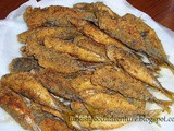 Fried Horse Mackerel - Istavrit balığı kızartması