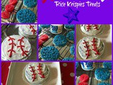 Baseball Themed Krispie Treats