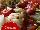 Cabbage Okra and Cherry Tomatoes