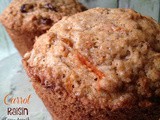 Carrot Raisin Sourdough Muffins