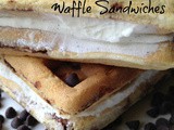 Chocolate Chip Waffle Ice Cream Sandwiches #SundaySupper