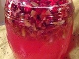 Cranberry Rhubarb Cordial
