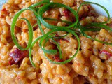 Red Bell Pepper Risotto