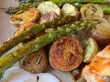Rosemary Roasted Asparagus and Baby Potatoes
