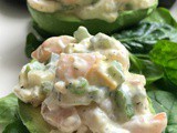 Shrimp Salad Stuffed Avocado