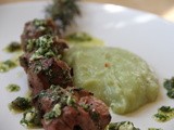 Lamb Skewers with Lima Bean Puree: Entree or Appetizer