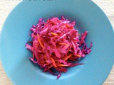 Red Cabbage Slaw with Ginger
