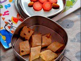 Chapathi roll,Carrot and Badam-Kid's Lunch/Snack box ideas