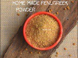 Home made Fenugreek powder/Vendhaya podi