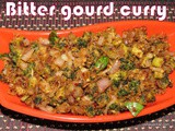 Bitter gourd curry i Hagalakayi Kosambari recipe