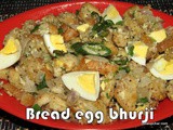 Bread Egg Burji i Bread egg upma