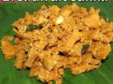 Breadfruit curry i Jigujje sukka i Deva halasina palya