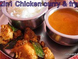 Chicken curry and chicken fry with 2 in1 masala