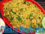 Chicken masala rice recipe
