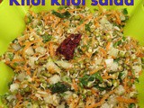Knol Khol Salad i Navil kosu Kosambari