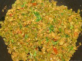 Long Beans Curry i Alasande Sukka i Mangalore Alasande palya