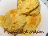 Mango Ice-cream i 3 ingredients Mango ice-cream