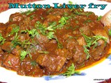 Mutton liver fry recipe