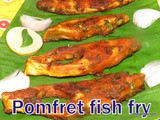 Pomfret fish Fry recipe
