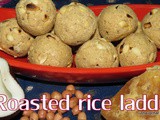 Roasted Rice Laddu i Tambittu Unde