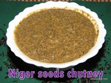 Uchellu chutney i Niger seeds chutney