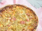 Apple Rhubarb Custard Pie (Gluten and Sugar Free)