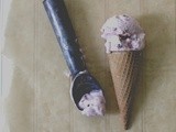 No-churn raspberry chocolate chip ice cream