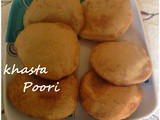 Khasta Poori Recipe, How to make Khasta Poori, Poori Recipe