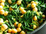 Spinach and Chickpeas Salad