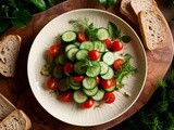 Vegetarian Cucumber Salad Recipe