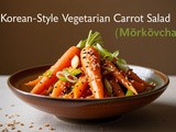 Vegetarian Korean Carrot Salad Recipe (Morkovcha)