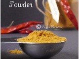 Home made sambar powder