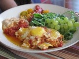 Best Shakshuka (Sunny side eggs in Fresh Tomato Sauce)