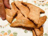 Crackers integrali alla curcuma velocissimi