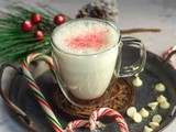 Homemade Peppermint White Hot Chocolate