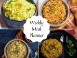Indian Weekly Meal Planning | Weekly Meal Planner