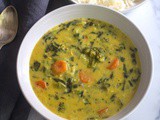 Instant Pot Kadhi & Rice | Mixed Vegetable Kadhi