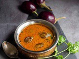 Kathirikai Puli Kuzhambu With Coconut | Tangy & Spicy Brinjal Gravy