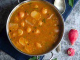 Red Radish Sambar | Mullangi Sambar | South Indian Radish Sambar