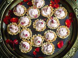 Rose-Flavored Cream Cheese Filled Phyllo Cups | Phyllo Cup Cream Cheese Bites