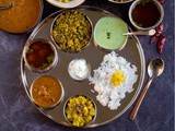 South Indian Vegetarian Lunch Menu Ideas | Vathal Kuzhambu & Paruppu Usili Thali