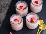Strawberry Cottage Cheese Panna Cotta – a Light and Elegant Dessert