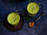 Turmeric and Mint Buttermilk | Haldi Chaas