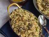 Veg Thalappakatti Biryani | Dindigul Style Mushroom Biryani