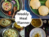 Weekly South Indian Meal Planner