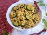 Zucchini Rice | Indian Style Zucchini Baath