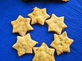Masala pepper crackers i wheat crackers i low calorie snacks i baked savory biscuits