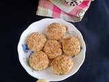 Sesame cookies - egg-free