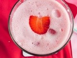Strawberry milk i strawberry milkshake without ice cream i fresh strawberry recipes
